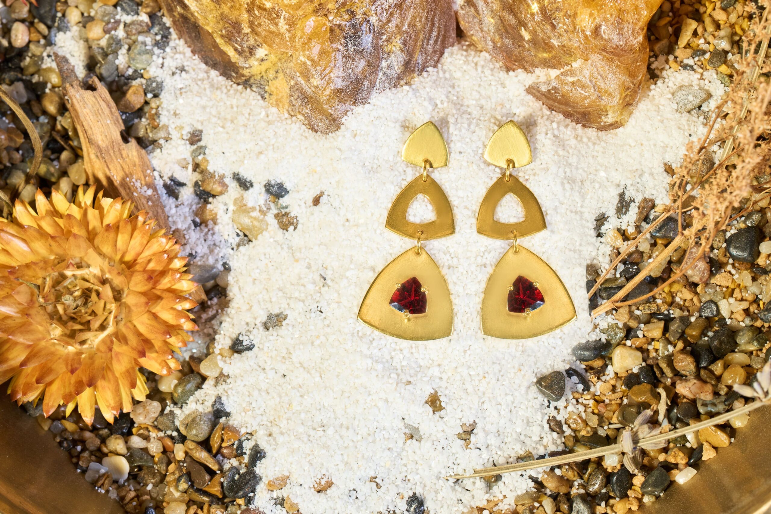 Aretes Luxury Radiant (Baño en Oro) - Image 2