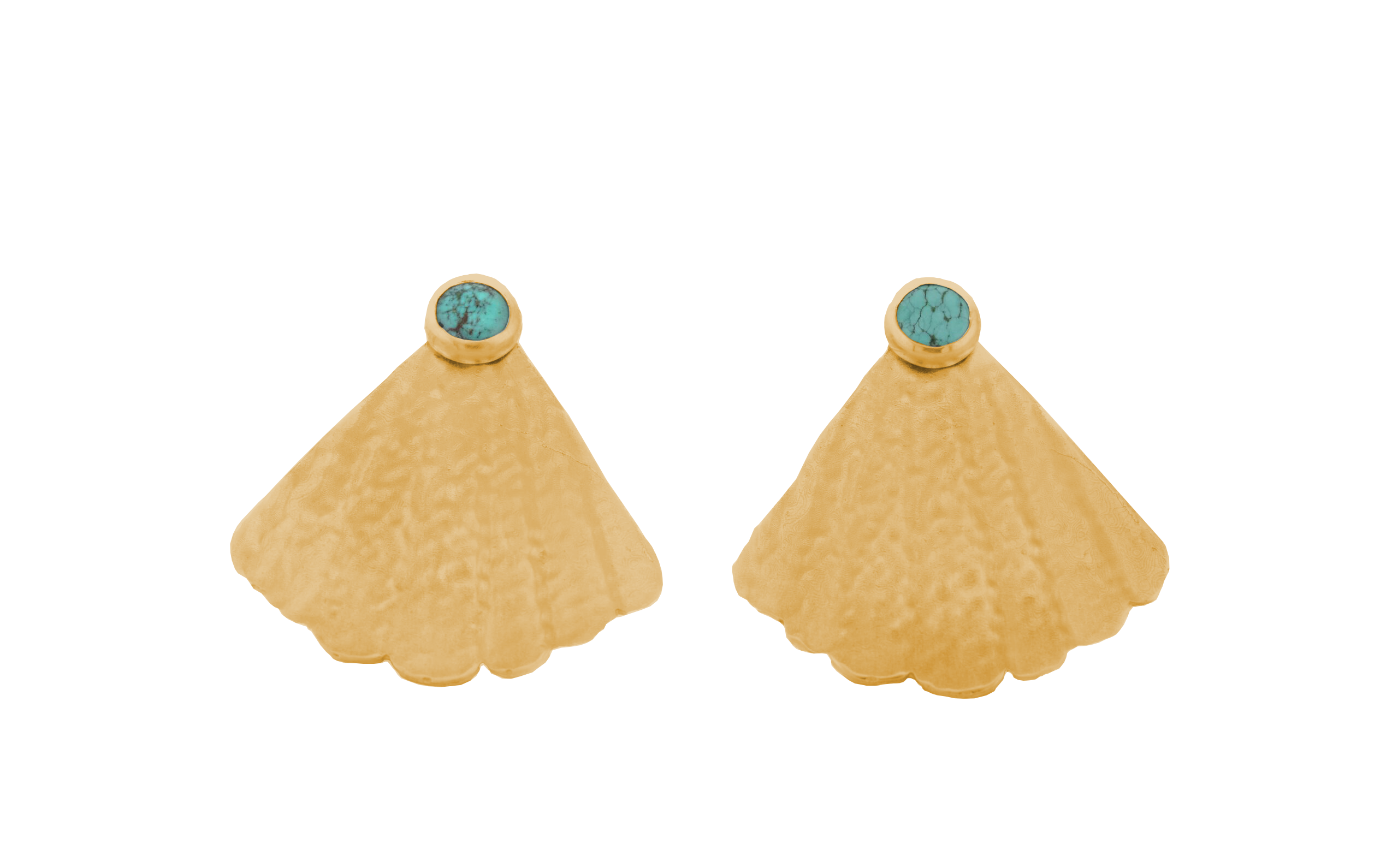 Aretes Ocean (Baño en Oro)